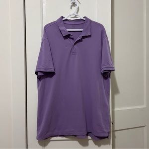 George Light Purple Short Sleeve Polo